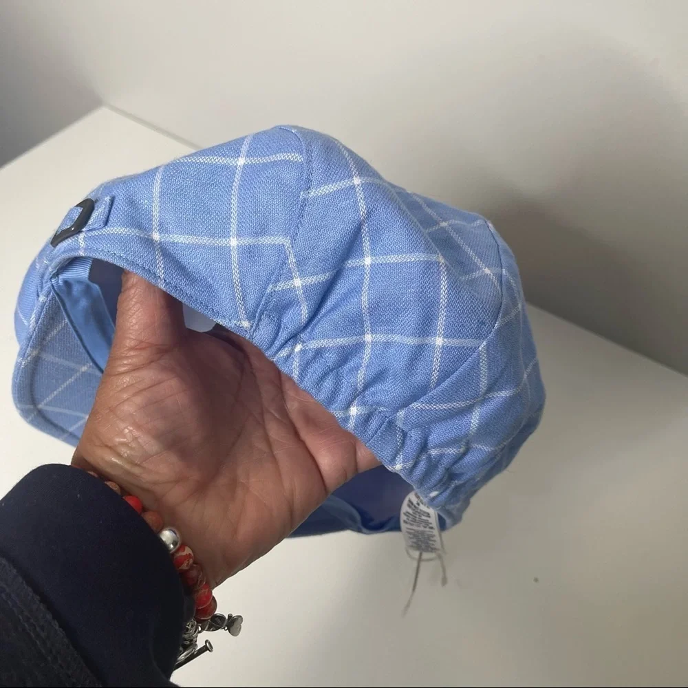 Janie and Jack NWT Blue & white Newsboy Cap 2t-3